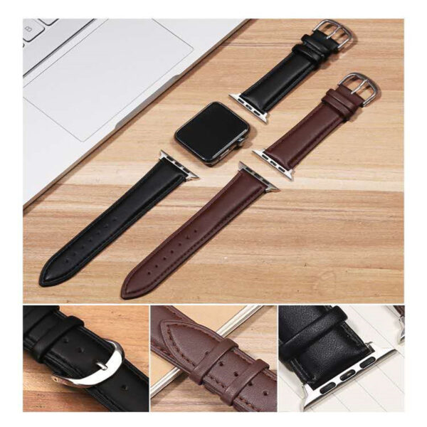First Layer Cowhide Leather Strap Two-Color Watch Strap Wristband - Image 2