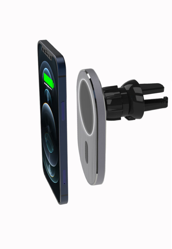 Compatible with Apple, Car Magnetic Wireless Charging Magsafe Magnetic Wireless Charger - Image 3