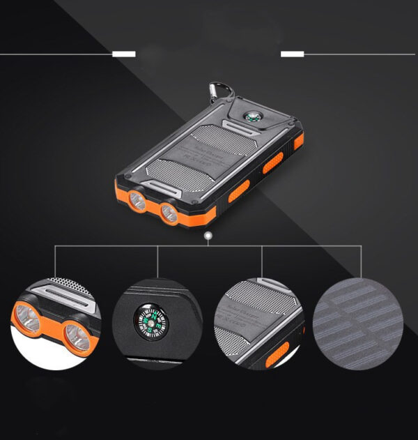 Outdoor Mobile Power Set Solar Power Bank Shell - Image 5