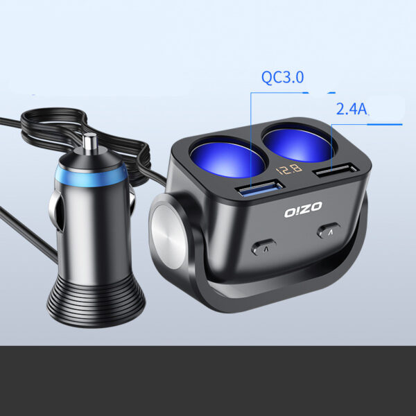 Car Charger With Wire Car Charger Car One With Two - Image 5