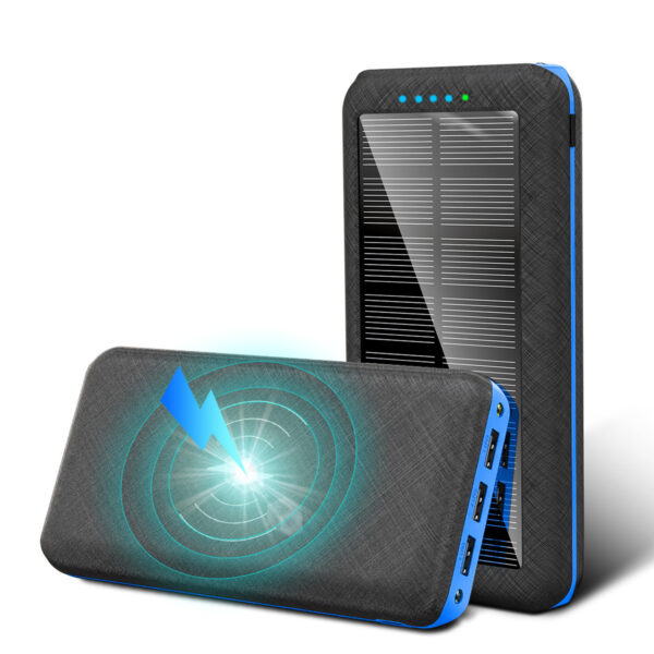 3Usb Wireless Solar Power Bank Double Lights - Image 5
