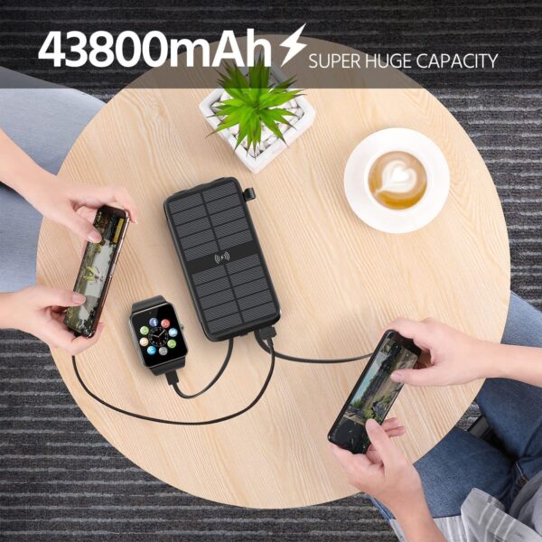 Fashion Outdoor Waterproof Solar Power Bank - Image 2
