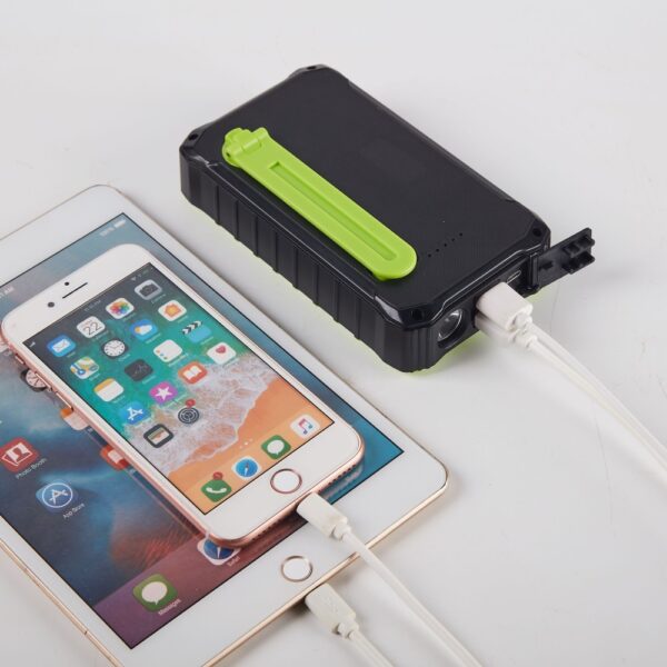 Hand Solar Mobile Power Bank Portable Solar Hand Power Bank - Image 6