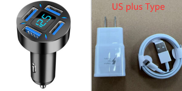 Four-port Car Charger 4USB Car Charger - Image 7