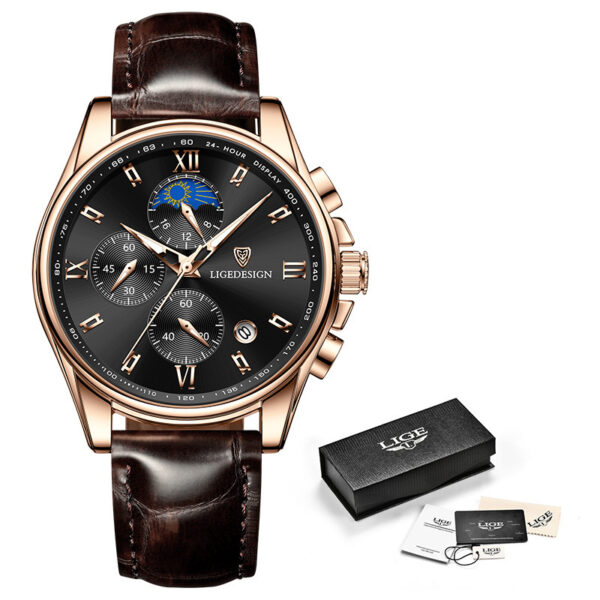 Three-eye Six-pin Watch Sports Waterproof - Image 2