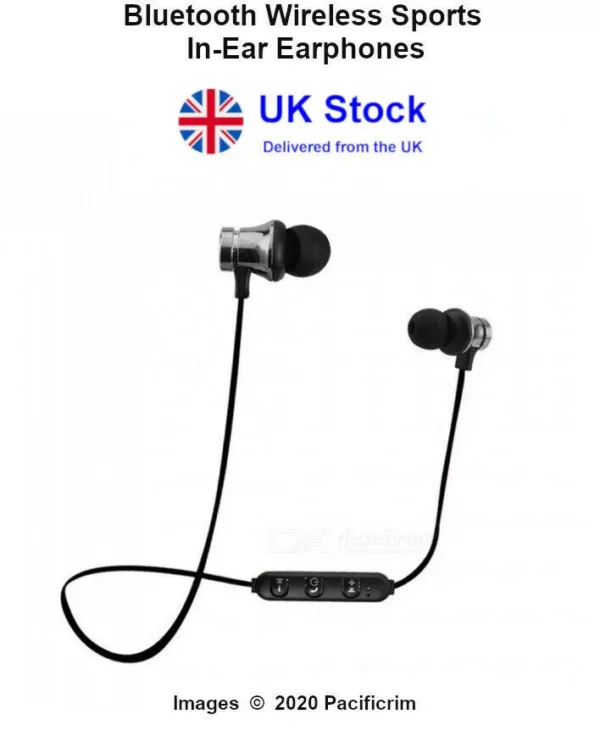 Running Bluetooth Wireless In Ear Neck Earphones Headphones Earbuds Headset