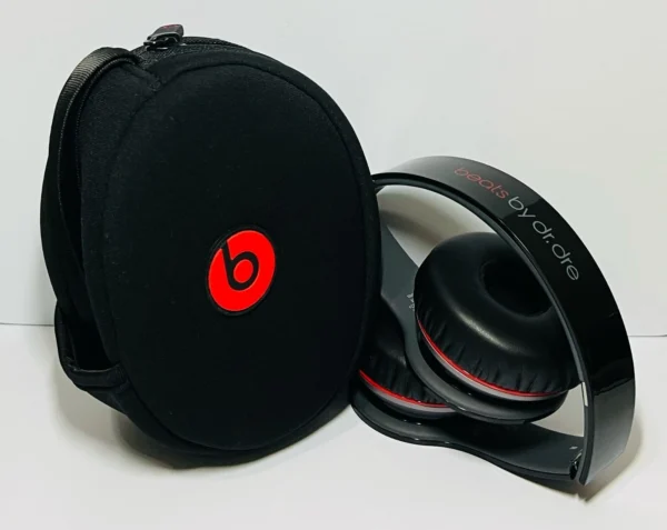 Beats by Dr. Dre Wireless Headphones ✅️Black Glossy 💯TESTED - Image 4