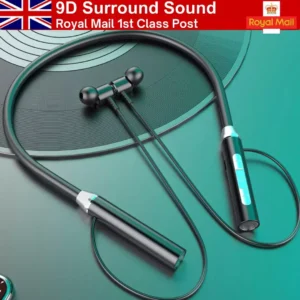Magnetic Bluetooth 5.0 Wireless Neckband Earphones Headphones Handsfree Headset