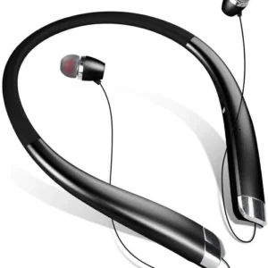 Bluetooth Headset, Bluetooth 5.0 Neckband Wireless Headset Retractable Earbuds