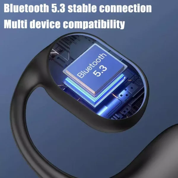 Bluetooth Headset Wireless Earbuds Earphones Stereo Headphones Ear Hook. - Image 3