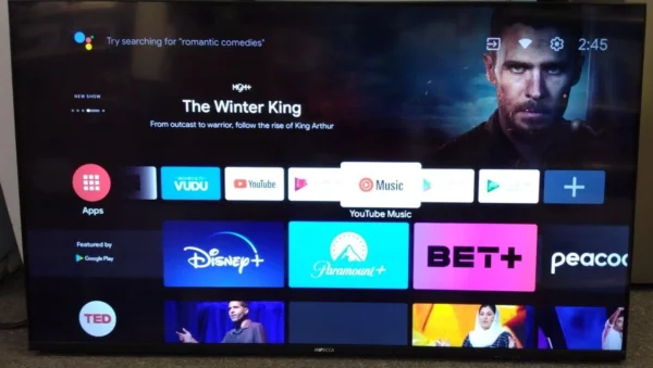 IMPECCA 55" 4K ULTRA HD Android SMART LED TV HDMI, hey google Voice Remote - Image 2