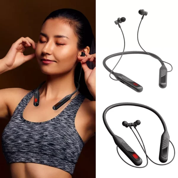 Wireless Bluetooth Neckband Headphones 5.3 Mic Headset Stereo Earbuds Earphone ‡ - Image 13