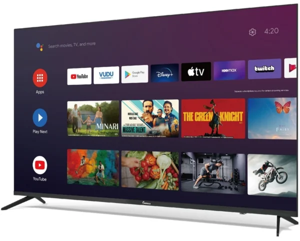 IMPECCA 55" 4K ULTRA HD Android SMART LED TV HDMI, hey google Voice Remote - Image 8