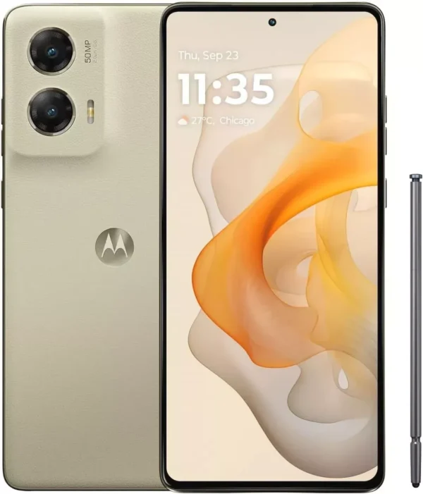 Open Box 8/10-Motorola Moto G Stylus 5G 2024 Unlocked | 256GB/ 8GB Caramel Latte