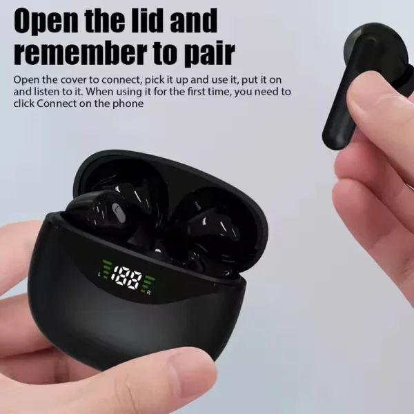 Ear Buds Earbuds Bluetooth Wireless Air Buds Ear pods HD Headphones LED Headset - Image 4