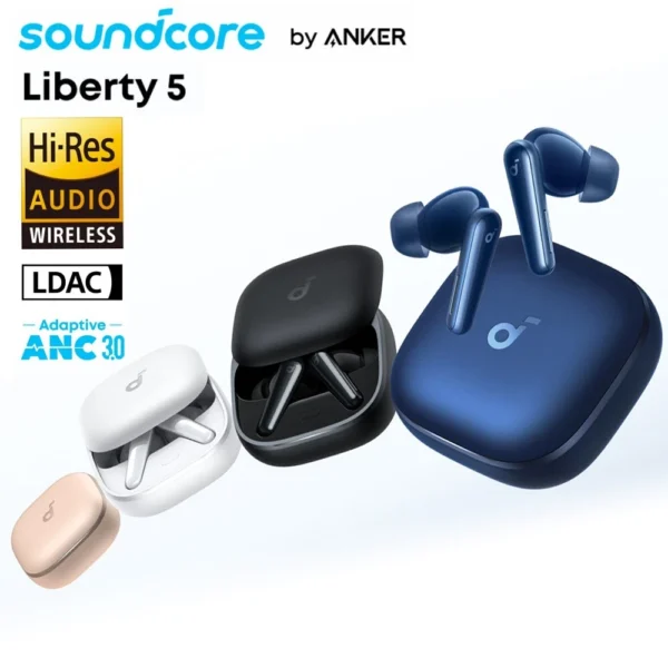 Soundcore Liberty 5 Wireless Earbuds Adaptive ANC3.0 Immersive Dolby Audio 6-Mic - Image 6
