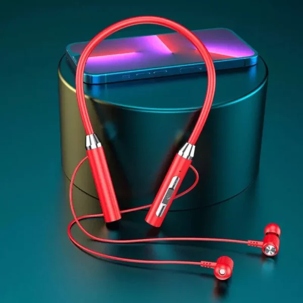 Magnetic Bluetooth 5.0 Wireless Neckband Earphones Headphones Handsfree Headset - Image 7