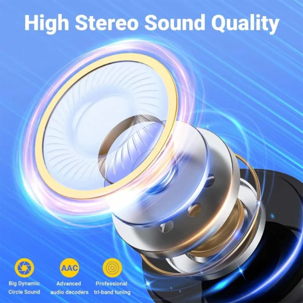 Ear Buds Earbuds Bluetooth Wireless Air Buds Ear pods HD Headphones LED Headset - Image 6
